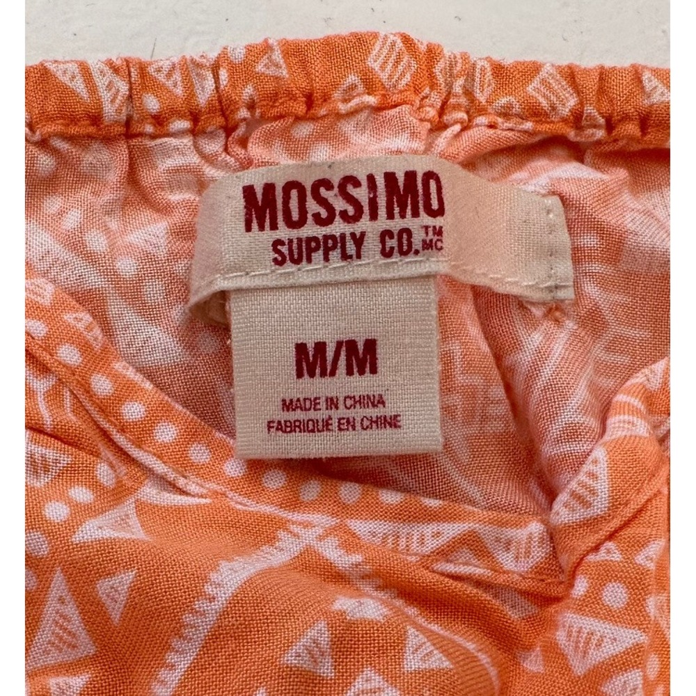Mossimo Romper Womens Medium Supply Co. Orange Gradient Bohemian Orange Dress - Picture 5 of 9